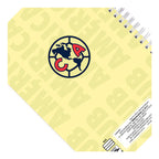 Libreta Dietrix First Class Pasta Dura Doble Arillo 80 Hojas Raya Club América Modelo Club America Amarillo