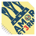 Cuaderno Profesional Dietrix First Class Pasta Dura Doble Arillo 80 Hojas Raya Club America Modelo Amor Eterno