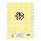 Cuaderno Profesional Dietrix First Class Dura Doble Arillo 80 Hojas Raya Club América Modelo Club America Amarillo