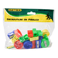 Sacapuntas Dietrix Plastico Un Orificio Colores Surtidos Bolsa C/25