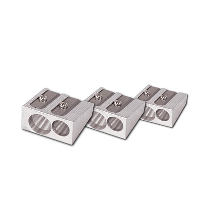 Sacapuntos Dietrix Metálico Triangular Doble Orificio Bolsa C/12
