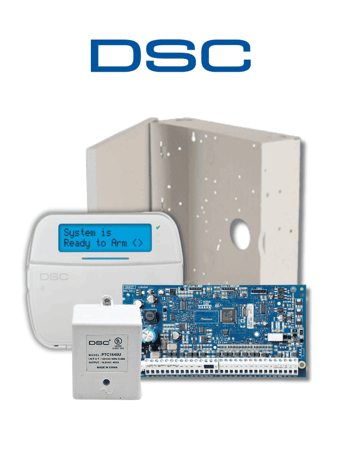 Kit Neo 32 Zonas Inalámbricas DSC NEO RF ALFA con Panel HS2032 y Teclado Alfanumérico HS2LCDRF9N.