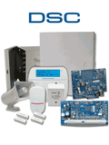 Paquete Serie DSC NEO-LCD-SIRENA-IP-SB- con panel HS2032, Teclado Alfanumérico HS2LCDN con Sirena de 30W, Comunicador IP TL280E, Sensor PIR y 2 Contactos Magnéticos.
