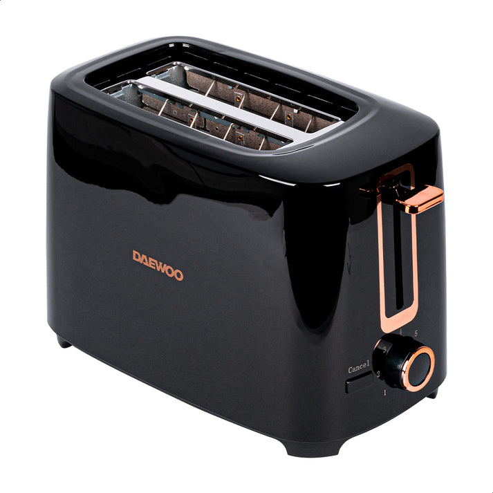 Tostador eléctrico Daewoo DST-6564 7 niveles de tostado capacidad 2 panes 700W bandeja removible 127V 6OHz
