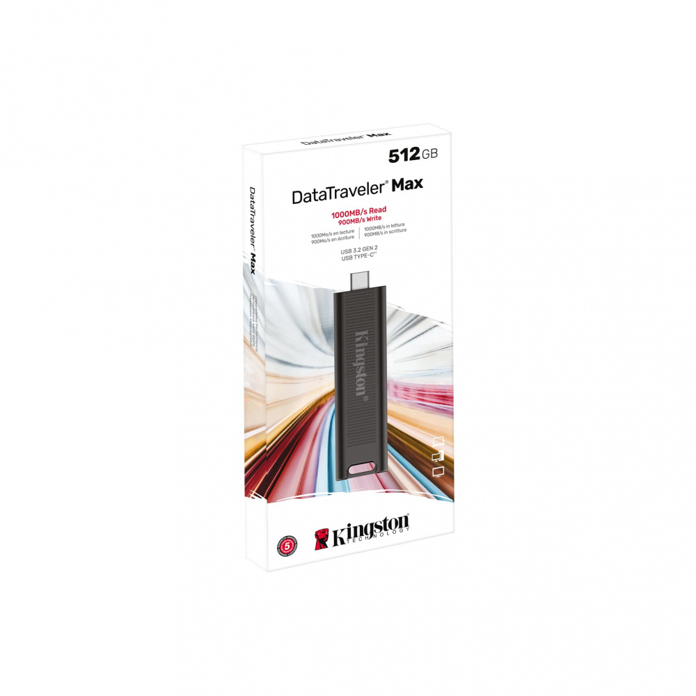 Memoria Flash Kingston 512GB USB 3.2 Gen 2 Data Traveler Max (DTMAX/512GB)