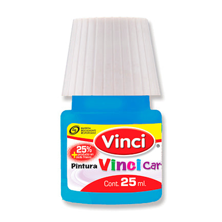 Pintura Cartel Vinci 25 Ml Azul Pastel - 84 Caja C/10 Piezas