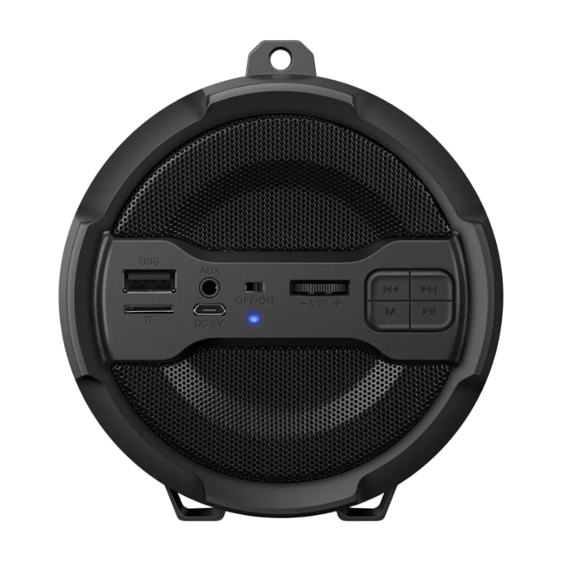 Bocina Steren Mini Bazooka Bluetooth con Reproductor USB/SD Color Negro