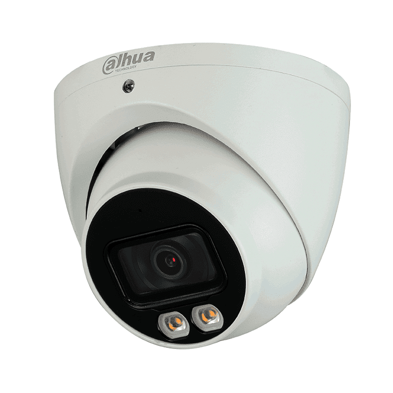 Dahua DH-HAC-HDW1239TN-IL-A-S2 Cámara Domo 2MP Iluminador Dual Inteligente Full Color Lente 2.8mm 107° Micrófono Integrado WDR Real 130dB Iluminación IR + Visible 40M IP67