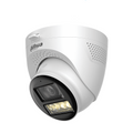 Dahua DH-HAC-HDW1500TQN-IL-T Cámara Domo 5MP Lente 2.8mm 111° Micrófono Integrado Audio Bidireccional Iluminador Dual Inteligente IR + Luz Cálida 40M 3DNR IP67 Policarbonato + Metal
