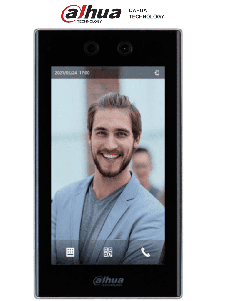 Control de Acceso y Asistencia Facial WiFi ASI7213K-W con Pantalla de 7"