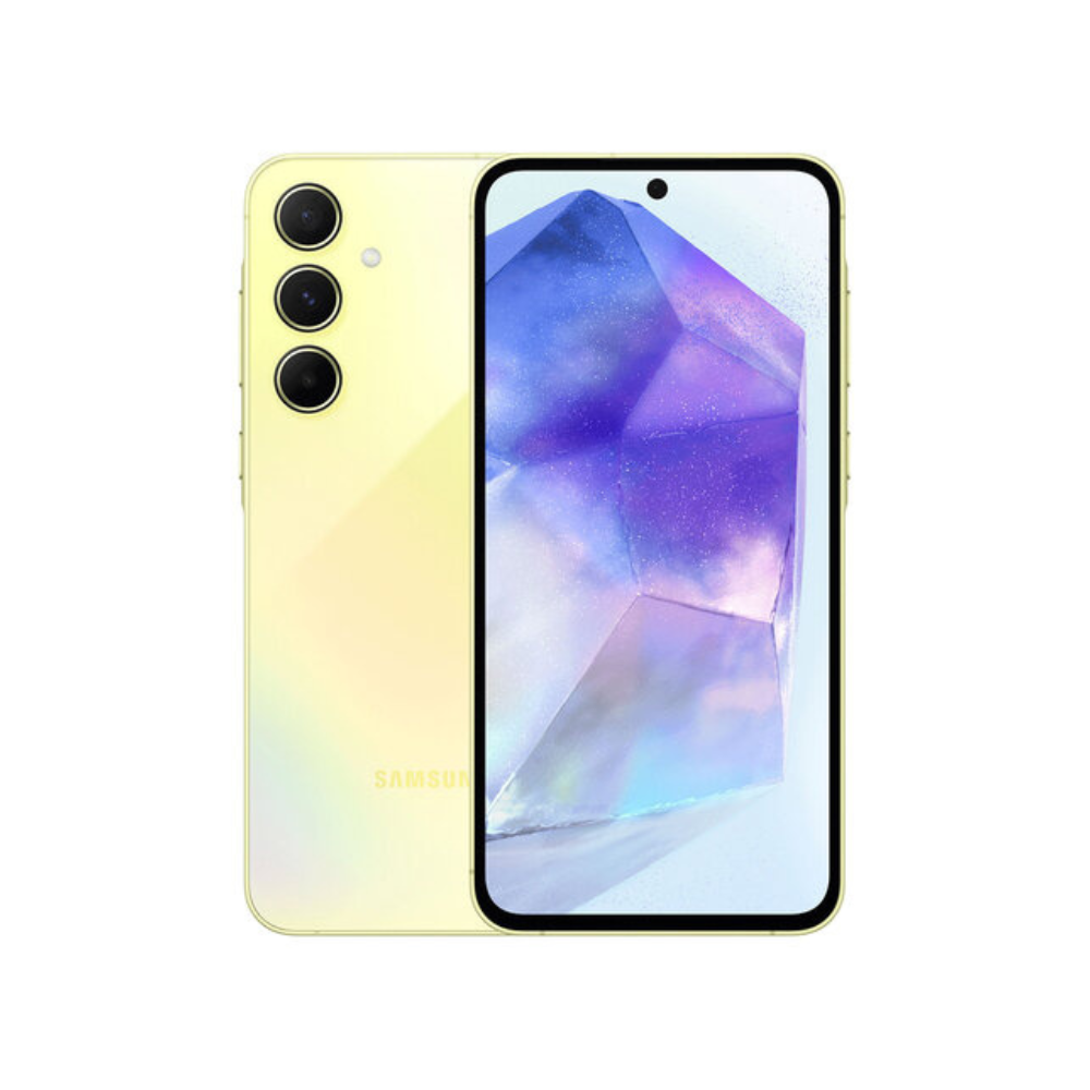 Samsung A55 128GB 8GB RAM amarillo 6.6" Octa-Core cámara 50+12+5MP selfie 32MP Android