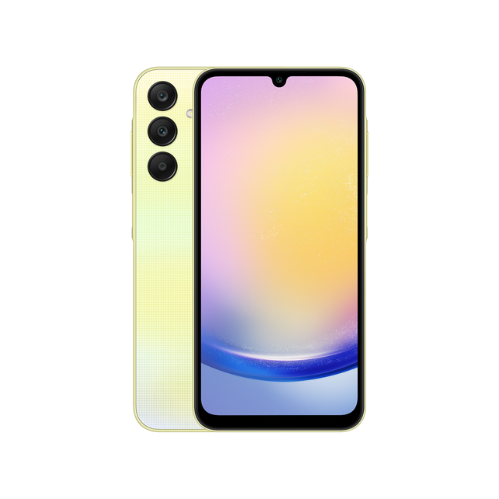 Samsung A25 5G 256GB 8GB RAM amarillo 6.5" Octa-Core Dual SIM cámara 50+8+2MP selfie 13MP Android 14