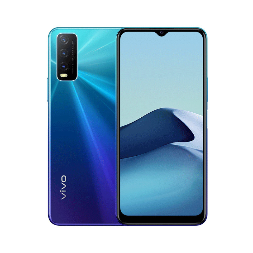 Vivo Y20 64GB 4GB RAM azul 6.51" HD+ Mediatek cámara 13+2+2MP selfie 8MP Android 11