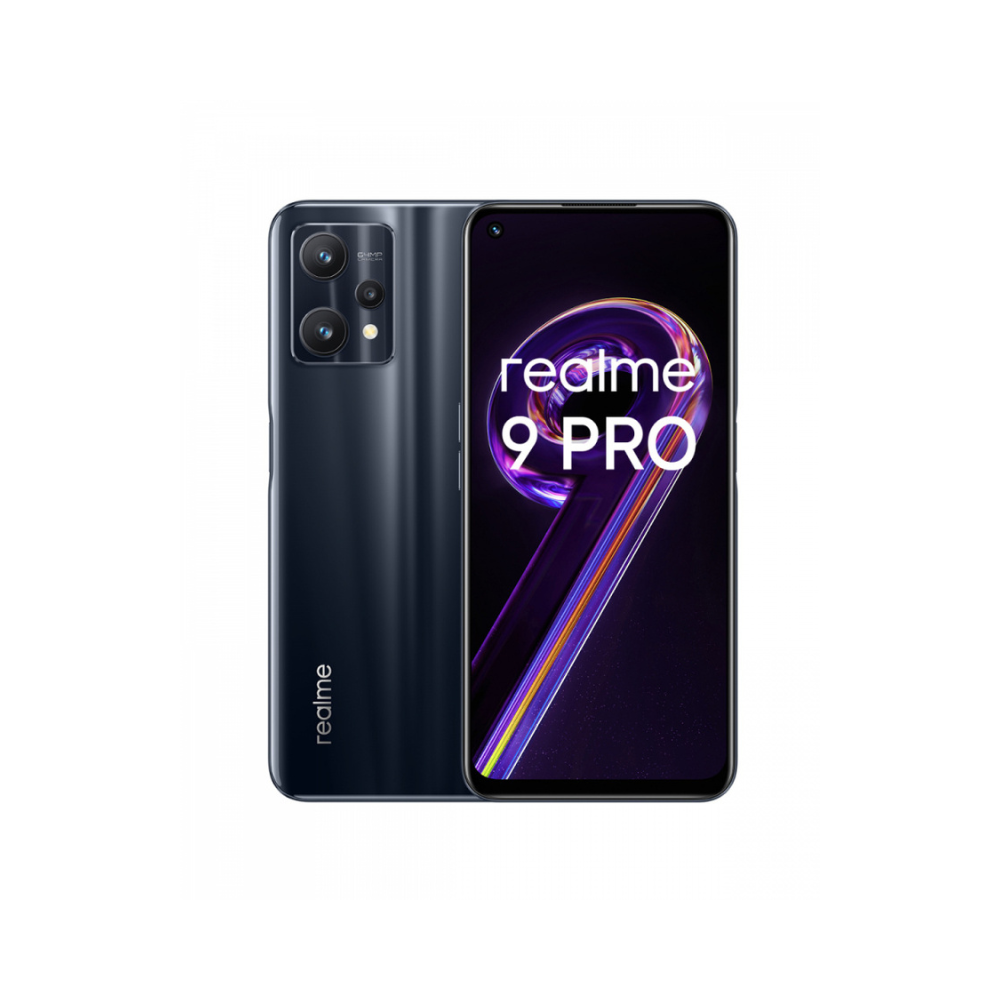 Realme 9 Pro 128GB 8GB RAM negro 6.6" Qualcomm cámara 64+8+2MP selfie 16MP Android 12