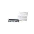 Kit de Puntos de Acceso EAP245 y Switch PoE TL-SG108PE, Doble Banda AC, Hasta 1750 Mbps, 1 Puerto Gigabit