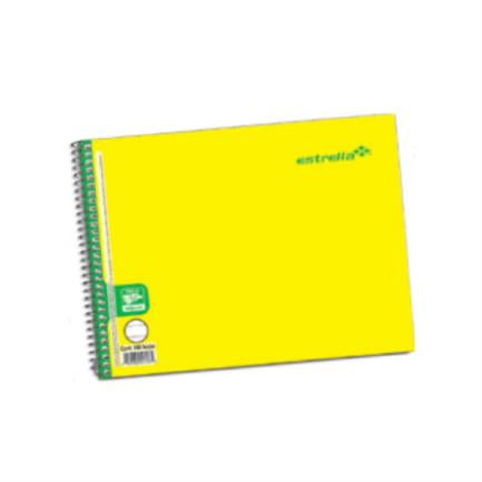 Cuaderno Estrella Italiana Doble Raya 100Hojas