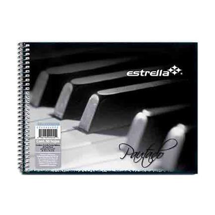 Cuaderno Estrella Pautado Espiral Italiana 50 Hojas