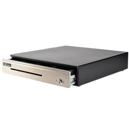 Cajón de Dinero Ecline Premium 5 Billetes 8 Monedas Tres Posiciones de Seguridad C/Llave Interfaz RJ11