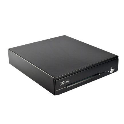 Cajón de Dinero Ecline 4 Billetes 8 Monedas Tres Posiciones de Seguridad Con Llave Interfaz RJ11