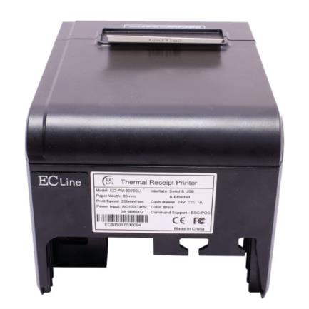 Impresora Ecline Térmica Vel de Impresión 250mm/S Papel 80mm Cortaut Interfaz USB Serial Ethernet