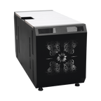 Consola Profesional para Monitoreo o Cómputo con Rack y Gestión de Cables