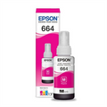 Tinta Epson 664 T664320-AL Magenta Bote Para EcoTank — Rendimiento 6,500 Páginas