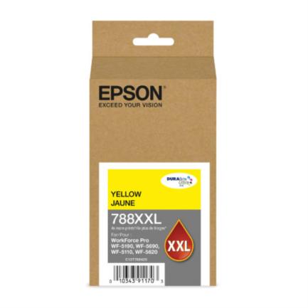 TINTA EPSON 788XXL T788XXL420-AL AMARILLO DURABrite WF-5190/WF-5690 (4 000 PAG)