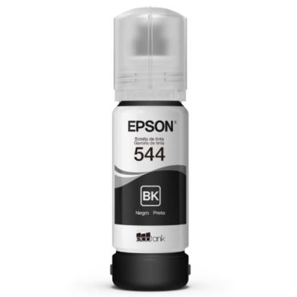 Tinta Epson 544 T544120-AL Negra Bote Para EcoTank L3110 / L3150 / L1110 / L5190 — Rendimiento 4,500 Páginas