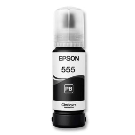 Tinta Epson 555 T555120-AL negro dye bote L8180/L8160 7,300 paginas