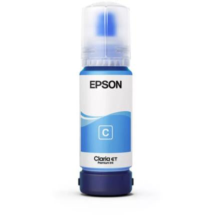 Tinta Epson 555 T555220-AL Cyan Bote Para EcoTank L8180 / L8160 — Contenido 70ml