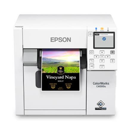 Impresora Epson de Etiquetas ColorWorks CW-C4000 Inyección de Tinta Ethernet/USB