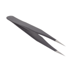 Pinza Antiestática de Acero Inoxidable con Punta Fina