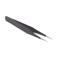 Pinza Antiestática de Acero Inoxidable con Punta Fina