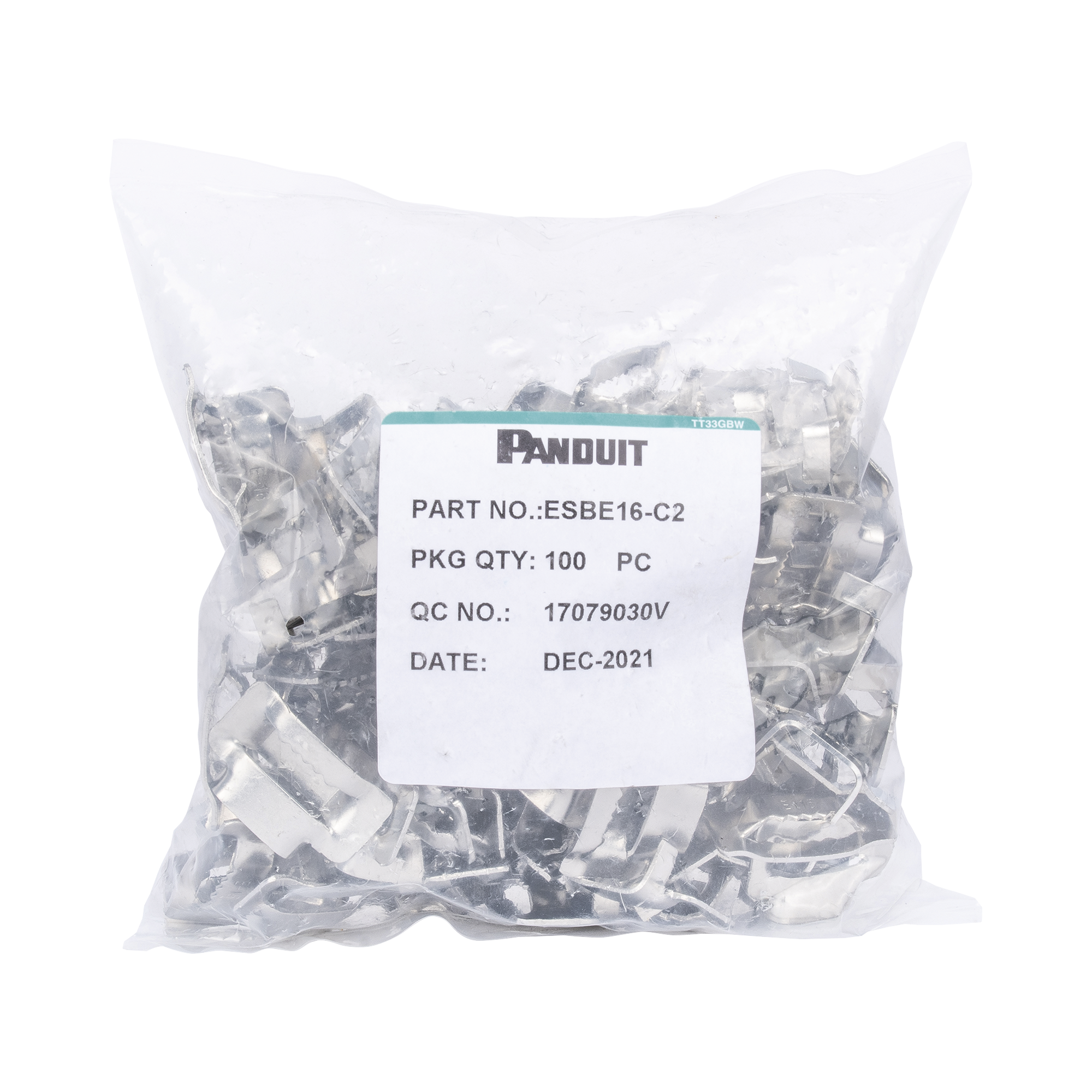 Hebillas PanSteel de Acero Inoxidable para Fleje de 5/8" - Paquete de 100 Piezas
