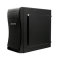 Gabinete Evotec bassu fuente 600w tarjeta mini-atx / micro-atx Negro