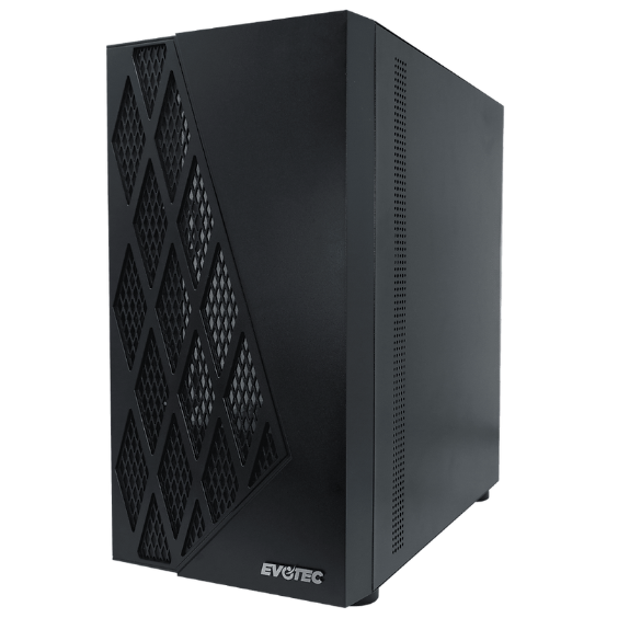 Gabinete Evotec Gamer Taipei Sin Fuente Tarjeta Micro-ATX / Mini-ATX Negro
