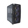 Gabinete Evotec Gamer Seoul Micro-ATX Sin Fuente Color Negro