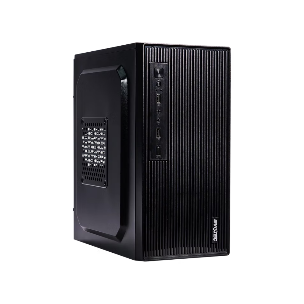 Gabinete Evotec mini ATX fuete 500w