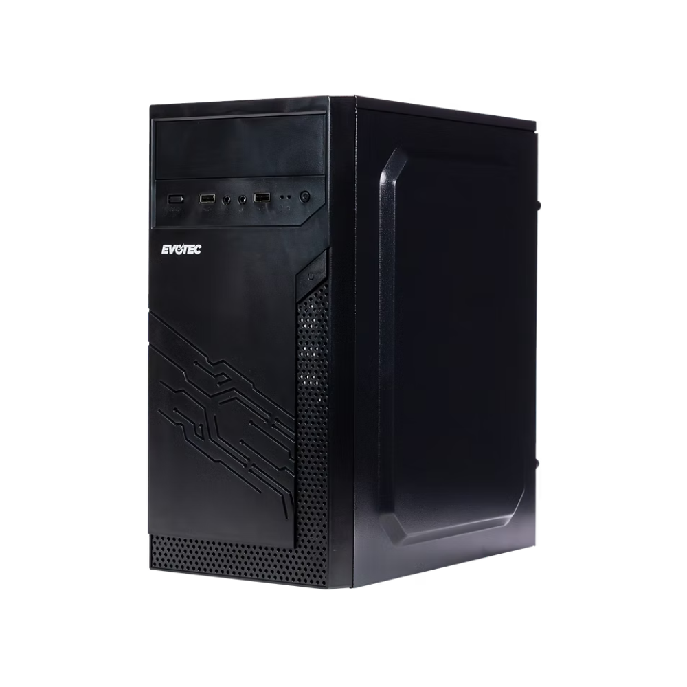 Gabinete Evotec mini ATX fuente 500w