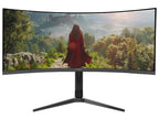 Monitor Gamer Curvo Naceb R1500 LED 34 pulg de 3440*1440 Ultra Wide Quad HD G-Sync/FreeSync 165Hz HDMI/DisplayPort color Gris
