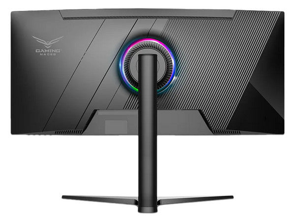 Monitor Gamer Curvo Naceb R1500 LED 34 pulg de 3440*1440 Ultra Wide Quad HD G-Sync/FreeSync 165Hz HDMI/DisplayPort color Gris