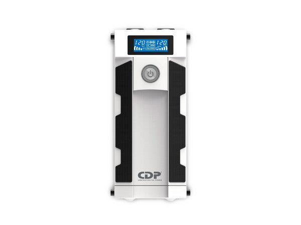 UPS CDP Gaming GSMART1516 1500VA/900W LCD luces RGB 16 NEMA 5-15R (8 c/protección batería) 2x USB-C y 8x USB-A carga total 2.4A