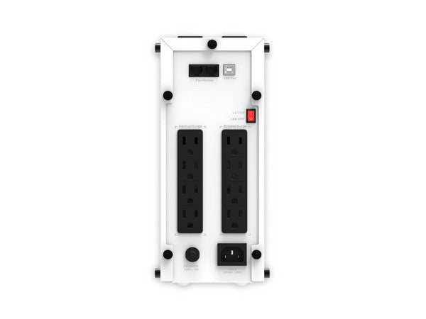 UPS CDP Gaming GSMART1516 1500VA/900W LCD luces RGB 16 NEMA 5-15R (8 c/protección batería) 2x USB-C y 8x USB-A carga total 2.4A