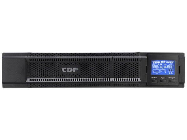 UPS CDP Online UPO11-3RTAXI 220 VCA rack 2U/torre doble conversión Onda Senoidal pura 3000VA/3000W LCD 8 IEC-13 (4 programables) 1x conector NEMA 5-15P / IEAC-C19 y 1 x conector IEC-C20 / IEC-C19