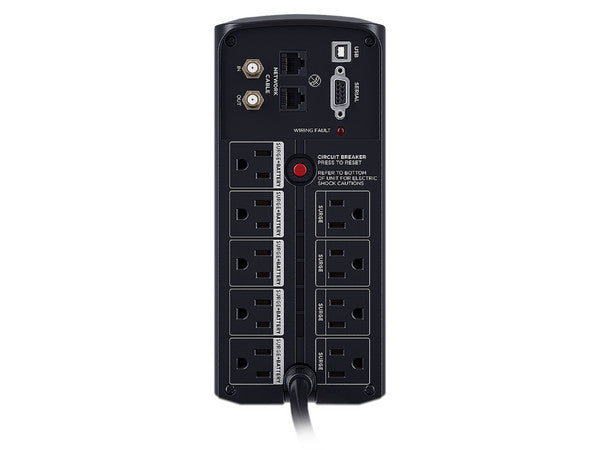 UPS CyberPower Intelligent LCD CP850AVRLCDa 850VA/510W 9 NEMA 5-15R (5 c/protección batería) 120V Energy Star
