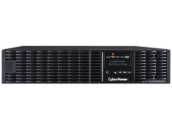 UPS Smart App Online CyberPower OL2200RTXL2U LCD 2200VA/ 1800W 100-125 Vca 6x NEMA 5-20R 1x NEMA L5-20R conector de pared NEMA 5-20P
