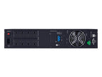 UPS Smart App Online S doble conversión CyberPower OLS1000RT2UA LCD color 1000VA/900W rack2U/torre 8x NEMA 5-15R RoHS