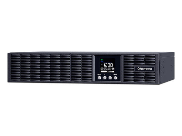 UPS Smart App Online S doble conversión CyberPower OLS1000RT2UA LCD color 1000VA/900W rack2U/torre 8x NEMA 5-15R RoHS