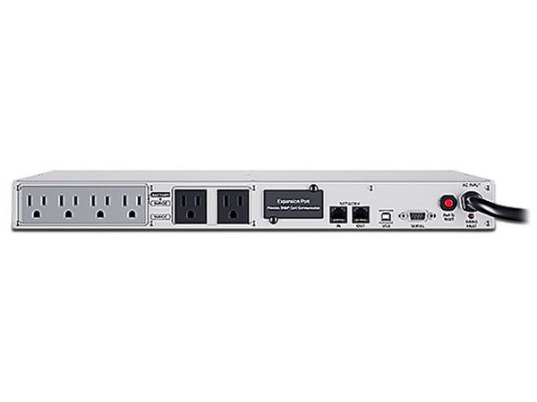 UPS Smart App LCD CyberPower OR1000LCDRM1Ua 1000VA/ 600W rack 1U 6 NEMA 5-15R (4 c/protección bat.) 1x USB Tipo B Green Power