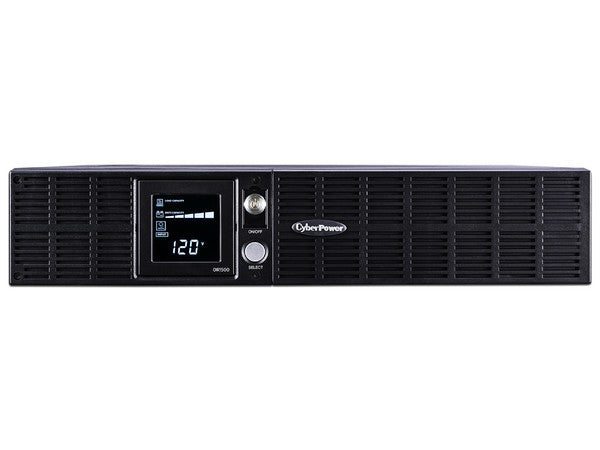 UPS Smart App LCD CyberPower OR1500LCDRT2U 1500VA/ 900W AVR LCD 120V rack/torre 8x NEMA 5-15R filtración EMI y RFI